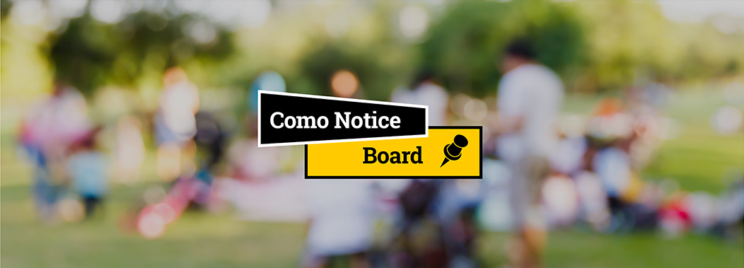 Como notice board